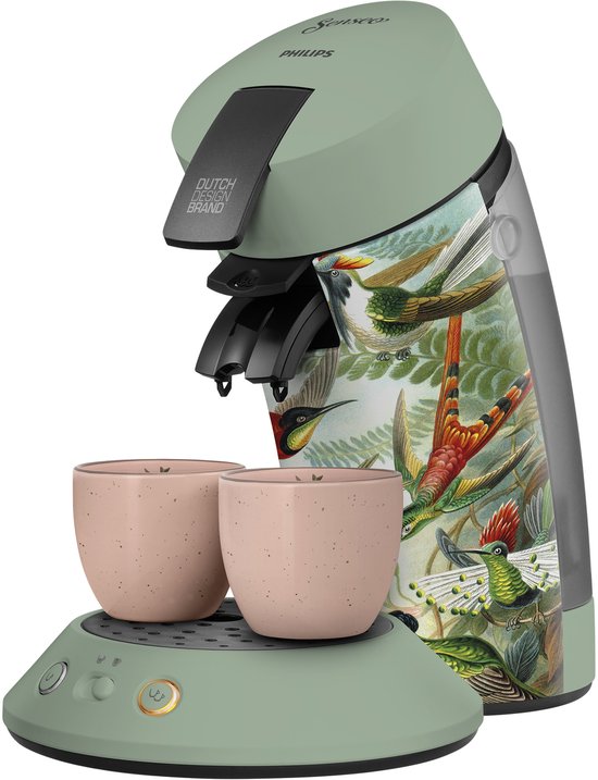 Philips SENSEO Original Plus koffiezetapparaat - Koffiepadmachine - Limited Edition - CSA210/85 + 2 exclusieve koffiekopjes(Geen meegeleverde accessoires, Senseo Pads)