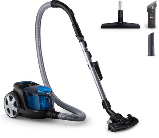 Philips Stofzuiger zonder Zak FC9331/09 - Alle Vloertypen - Sterke Zuigkracht - Met H13 Allergiefilter - Met Extra Mondstuk - Blauw