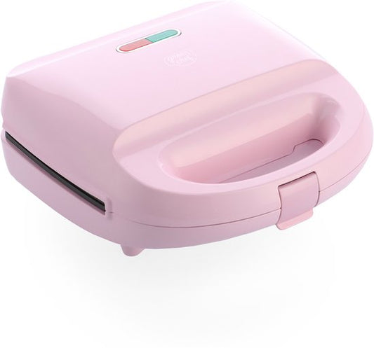 GreenChef - 3-in-1 Panini, wafel en croque machine - verwisselbare platen - roze - PFAS-vrij(Pink)