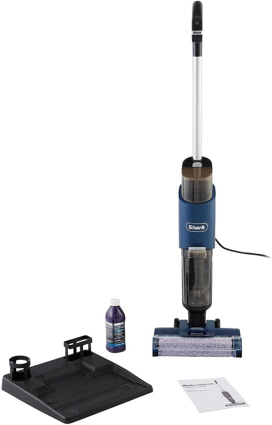 Shark HydroVac 3-in-1 Vloerreiniger met Snoer - Stofzuigen, Dweilen en Zelfreiniging - Steelstofzuiger met Dweilfunctie - Wet  Dry Dweilapparaat - WD100EU
