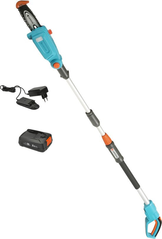 GARDENA Accu telescopische snoeizaag - TCS 20/18 P4A set - 20cm - 50 cm ⌀