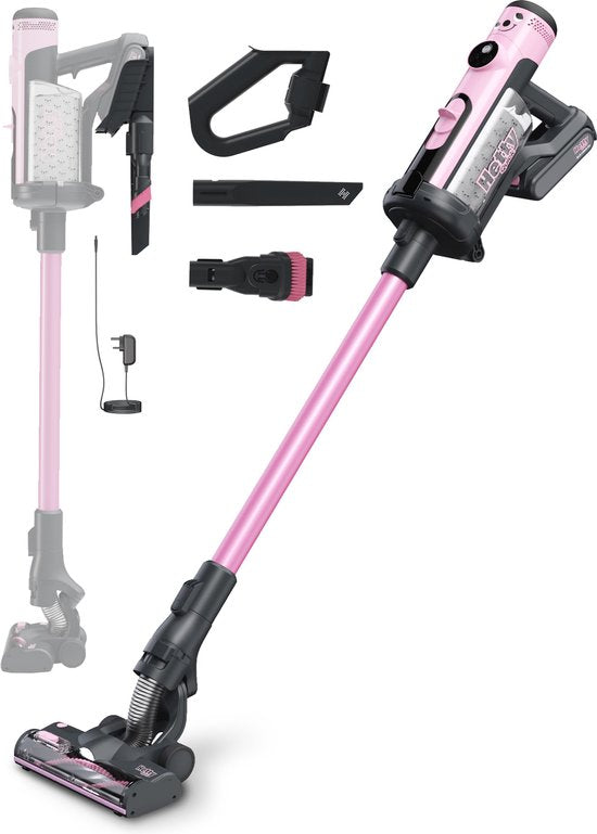 Numatic Hetty Quick Draadloze Steelstofzuiger HTY100P - Met zak - Roze(Roze)