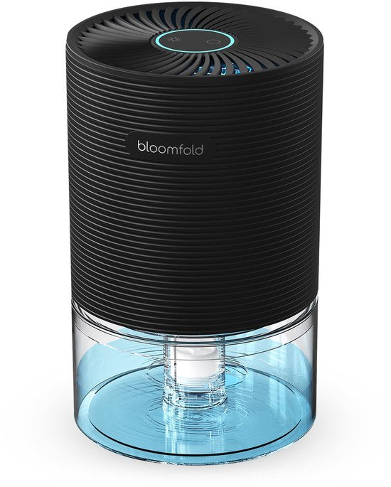 Bloomfold Luchtontvochtiger - Compact 700ML - 250ML per dag - voor Slaapkamer, Woonkamer en badkamer