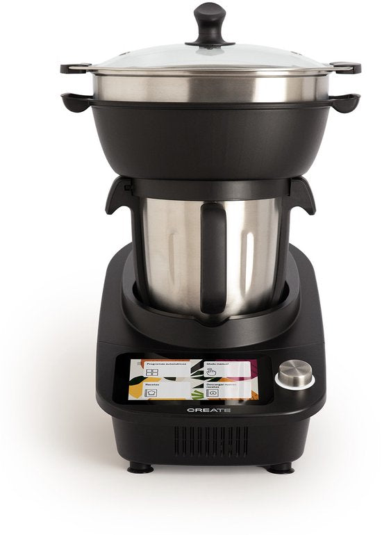 ‎CREATE CREATE - Slimme multifunctionele keukenrobot met touchscreen - CHEFBOT TOUCH PRO CONNECT