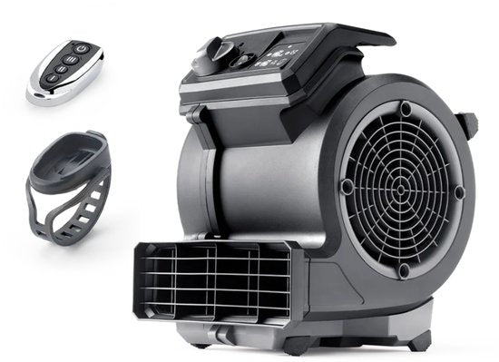 Vacmaster Cardio 54 - Fitness Fan 124W met Afstandbediening - Air Mover - Ventilator(Zwart)