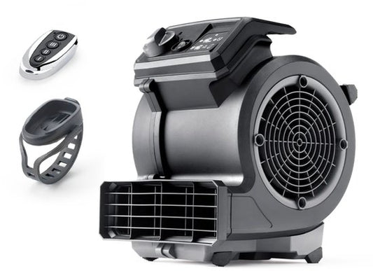 Vacmaster Cardio 54 - Fitness Fan 124W met Afstandbediening - Air Mover - Ventilator(Zwart)