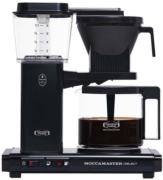 Moccamaster KBG Select - Filterkoffiezetapparaat - Black - 5 jaar garantie(Black)