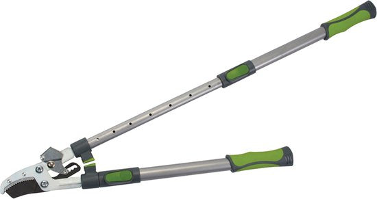 Silverline Telescopische aambeeld takkenschaar - ratelsysteem - 640-970 mm - antislip handvatten
