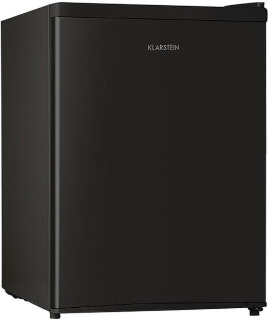 Klarstein koelkast, minikoelkast voor drankjes, kleine koelkast met vriesvak, stille kleine koelkast, huidverzorgingskoelkast, campingkoelkast, minikoelkast voor kamer, kantoor 0-10°C, 65L - 4L - voor Studentenkamer - Vrijstaand(Zwart)
