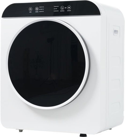 Merkloos / Sans marque Compacte Afvoerdroger - Mini Wasdroger - Met UV-Sterilisatie - 6 Droogprogramma's - 3 kg Capaciteit - Voor Kleine Ruimtes - Wandmontage - 830W