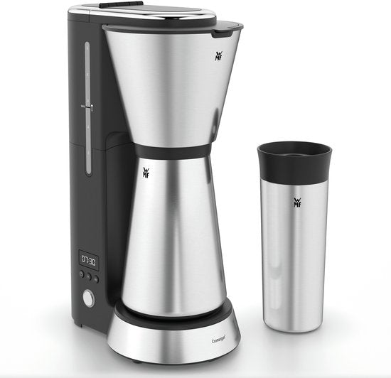 WMF KITCHENminis 0412260011 - Filter-koffiezetapparaat - Thermoskan - Zwart/RVS - Compact - 5 Kopjes
