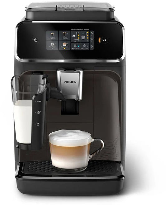 Philips 2300 Series - Espressomachine - 4 Verschillende Dranken - 4 Verschillende Dranken - LatteGo Melksysteem - 40% Stiller - AquaClean Filter - Volautomatisch - Zwart - Koffiemachine met bonen - EP2334/10(Zwart)